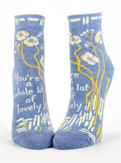 You're A Whole Lotta Lovely W-Ankle Socks