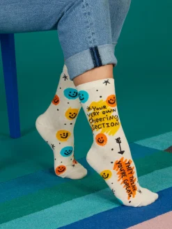 Your Very Own Cheering Section. They Think You're Great. W-Crew Socks