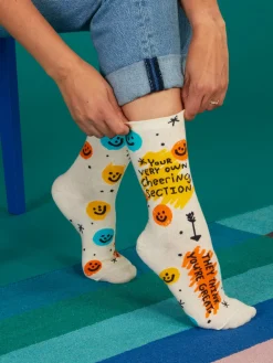Your Very Own Cheering Section. They Think You're Great. W-Crew Socks
